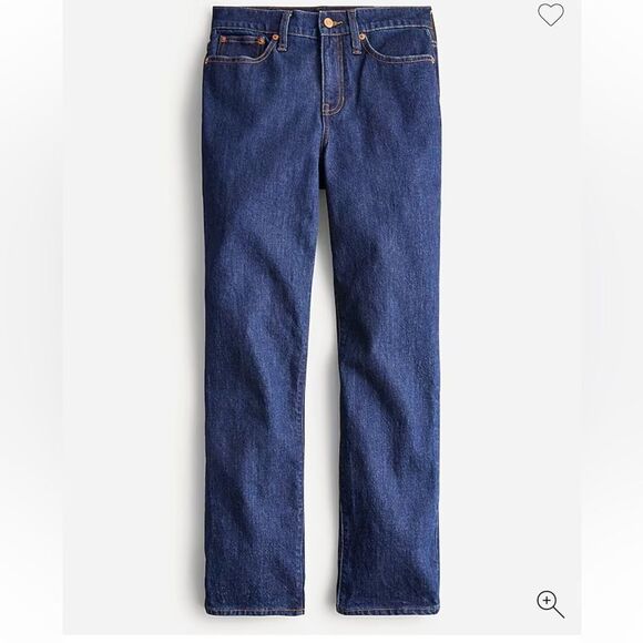J Crew 90’s Classic Straight fit Jean in rinse wash- New without tags - Picture 2 of 13